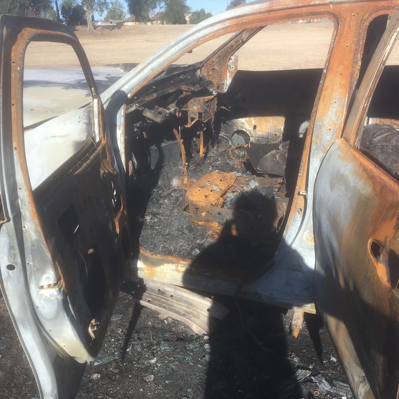Illustration for article titled burn't out Toyota HiLux anyone?